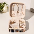 thumbnail image 6 of Rhino Jewelry Display and Organizer: Portable Square Travel Case for Rings, Earrings, Necklaces, Bracelets - Suitable for Girls and Women, 6 of 6