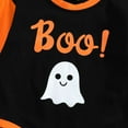 thumbnail image 5 of URMAGIC Baby Boy Girl Halloween Ghost Long Sleeve Oversized Romper,12 Months, 5 of 9