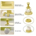 thumbnail image 3 of FEJANPON Funny Silicone Dinosaur Tea Strainer, Tea Infuser Ball (Yellow), 3 of 7