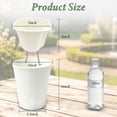 thumbnail image 2 of SYITCUN 5in Self Watering Planter 5 set,Plastic Self Watering Planters with Visual Water Level Window,Plant Pots Indoor,Window Box Planter,, 2 of 7