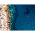 thumbnail image 2 of Carrillo Lopez, Antonio 18x15 White Modern Wood Framed Museum Art Print Titled - From Above Ii, 2 of 4