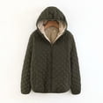 thumbnail image 5 of Chaqueta corta bordada a cuadros con abrigo de lana de cordero y algodón engrosado, 5 of 5