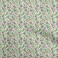 thumbnail image 1 of oneOone Polyester Spandex Light Yellow Fabric Jacobean Floral Sewing Craft Projects Fabric Prints By Yard 56 Inch Wide, 1 of 5