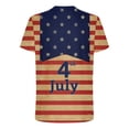 thumbnail image 5 of EGNMCR T-shirts pour Hommes Mode Manches Courtes Col Rond Imprimé T-Shirt Décontracté Blouse, 5 of 5