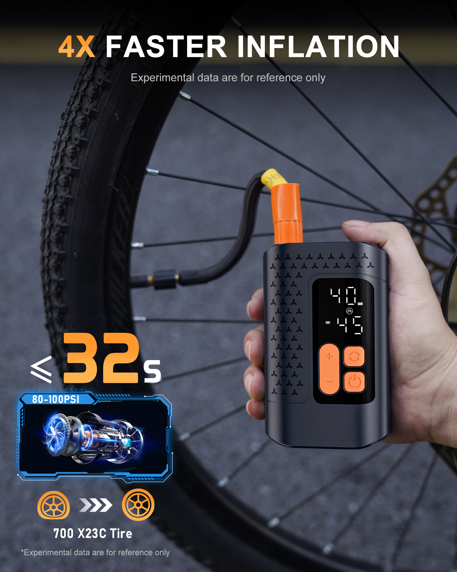 Rehottop Electric Bike Pump 160 PSI photo 3