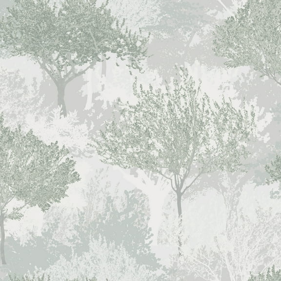 Birch Sage Wallpaper
