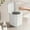 White-517, variant on AuroraX Stylish Small Trash Can with Lid White 1.9L Rectangle Affordable Luxury Solid Wastebasket Modern Easy-To-Clean Plastic Garbage Bin for Vanity Bathroom Bedroom