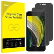 JETech Privacy Screen Protector for iPhone SE 2nd Generation, iPhone 8 and iPhone 7, Anti-Spy Tempered Glass Film, 2-Pack