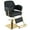 Black, variant on EUROCO 500LBS Barber Chair, Heavy Duty Salon Chair for Hair Stylist, Height Adjustable Hydraulic Hair Reclining Salon Chair, 360° Rotation, Multi-Function Shampoo Chair for Salon Barbershop