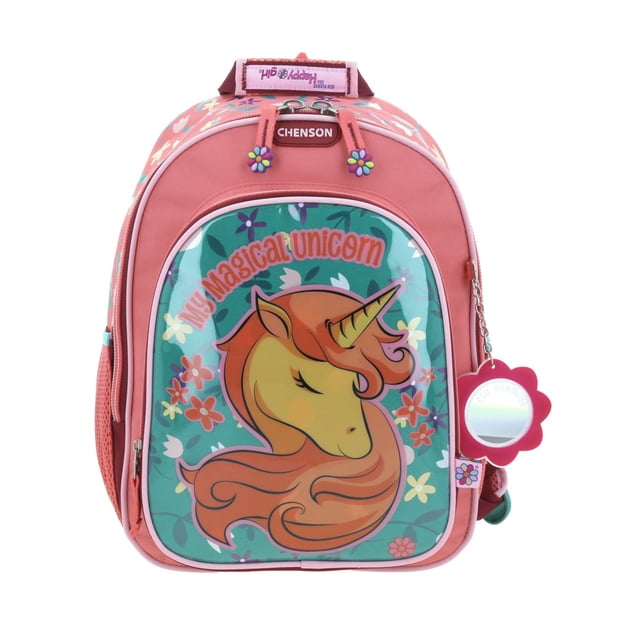 MOCHILA MEDIANA ESCOLAR HAPPY GIRL CHENSON MANICO