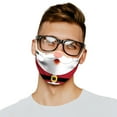 thumbnail image 3 of relayinert Christmas Themed Dust Mask Breathable Polyester Printing Face Mask with Elastic Ear Rope Type 4, 3 of 9