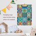 thumbnail image 7 of Coolnut 12"x9" Mexican Talavera Clipboard A4 Size Standard Size Clipboards Decorative Clipboard with Low Profile Metal Clip for Office, School, Nurses, Students, 7 of 7