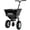 Black-100LB, variant on Wisykoke 80 LBS Push Broadcast Spreader, 12FT Spreading Width, 13" All-Terrain Wheels, Adjustable Flow Control, Heavy Duty Walk Behind Lawn Spreader for Fertilizer, Grass Seed, Ice Melt, Salt