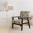 thumbnail image 2 of Designart "Contemporary Motifs Victorian Pattern IX" Upholstered Floral Accent Chair and Cottage Arm Chair - Multiple Color & Pattern, 2 of 7