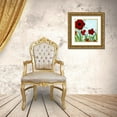 thumbnail image 3 of Vess, June Erica 12x12 Gold Ornate Wood Framed with Double Matting Museum Art Print Titled - Precious Poppies III, 3 of 4