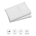 thumbnail image 6 of BLC White Pillowcases Pack Of 2 King Size 1800 Thread Count Brushed Microfiber Ultra Soft Easy Care Envelope Closure Pillow Covers, 6 of 6