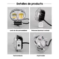 thumbnail image 4 of Faros Led Auxiliares Para Motocicleta, Auto, Rgb 1 Par, 4 of 8