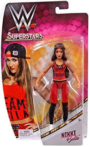 WWE Superstars Nikki Bella Diva Action Figure with vanity mirror and tops 