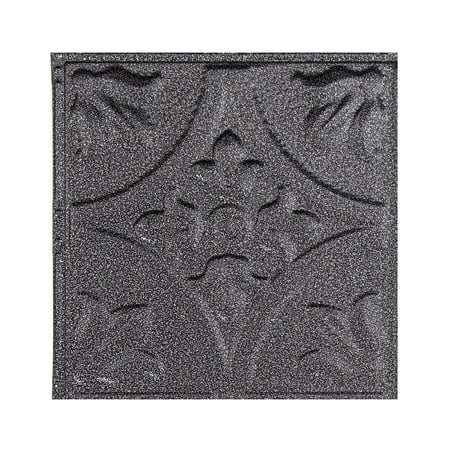 Great Lakes Tin 12in x 12in Jamestown Pewter Ceiling Tile Sample