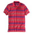 thumbnail image 1 of Polo de Rugby a rayas Aeropostale hombre rosa extra pequeño, 1 of 2