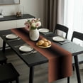 thumbnail image 2 of Dark Orange Black Ombre Table Runner 36 Inches Long, Modern Gradient Abstract Art Kitchen Coffee Dining Table Decoration for Home Party Birthday Wedding Home Decor 13x36 Inches, 2 of 8