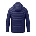 thumbnail image 6 of DODADAWANJ Heating Jackets for Men USB Rechargeable Electric Heated Coats Big and Tall Stand Collar Hooded Jacket 19 Heating Zones Winter Activewear Heated Caot No Battery S, 6 of 6