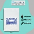 thumbnail image 2 of 25lb Metallocene Ice Bag - 15"x30" & (500 Bags) 2Mil Printed Ice Bag - Heavy-Duty Plastic Ice Bags - Convenient Bulk Pack for Ice Storage and More, 2 of 7