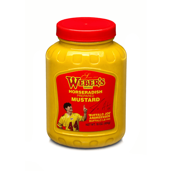 Weber's Brand Original Horseradish Mustard 16 ounce
