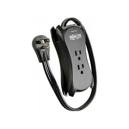 UPC: 0037332149626 | Tripp Lite TRAVELER3USB Protect It! 3-Outlet Travel-Size Surge Protector 18-in. Cord 1050 Joules 2-USB Charging Ports