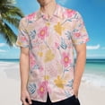 thumbnail image 5 of High Quality Hawaiian Shirts for Men Short Sleeve Aloha Beach Shirt Floral Summer Casual Button Down Shirts Blouses A5WPWZ, 5 of 7
