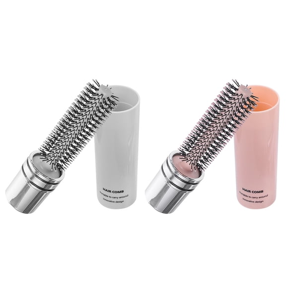BESTYASH Small Hairbrush Travel Round Brush Hair Styling 2pcs
