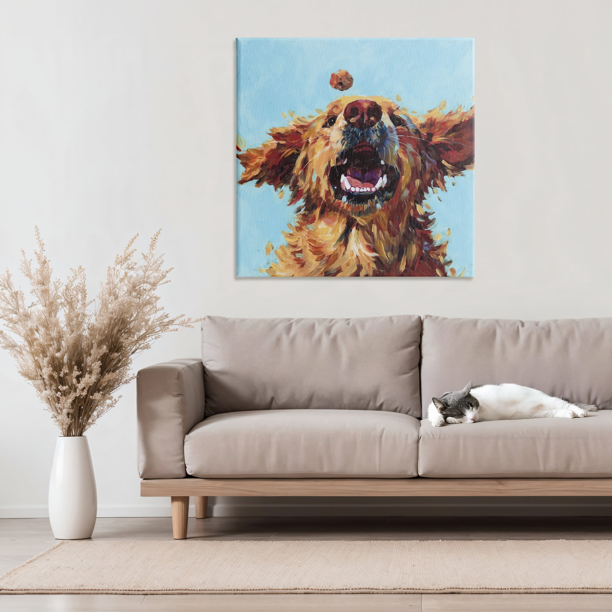 Stupell Industries Treato Loyal Dog Canvas Wall Art, design by Studio Bautista
