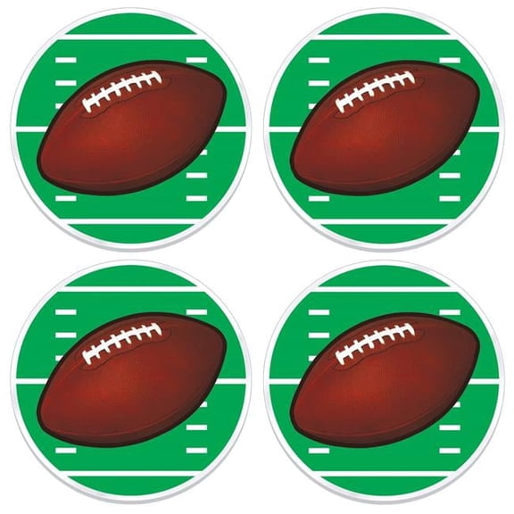 Beistle Plastic Football Placemats - Pack of 12