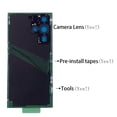 thumbnail image 5 of Reemplazo de cristal trasero para Samsung Galaxy S22 Ultra Black, 5 of 5
