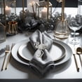 thumbnail image 7 of Silver Napkin Rings Holder in Flamingo Design Festive Table Decor and Favor for Thanksgiving Fall Autumn Holiday Wedding Birthday Thanksgiving Banquet Housewarming Gift Set of 4, 7 of 7
