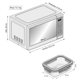thumbnail image 5 of Kit Microondas Koblenz MWKM-11IRB 1.1p3 (32Lt) 1550W con Tupper de Vidrio Hermético 370ml, 5 of 5