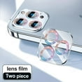2PCS Bling Glitter Diamond Camera Lens Protector For Apple Iphone 14 12