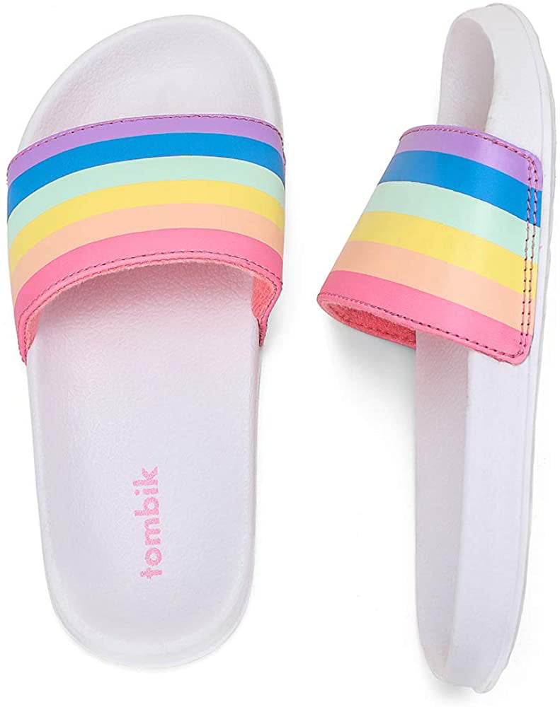 dripdrop Girls & Boys Slides Sandals Toddler Kids Water Shoes Beach/Pool Slippers 