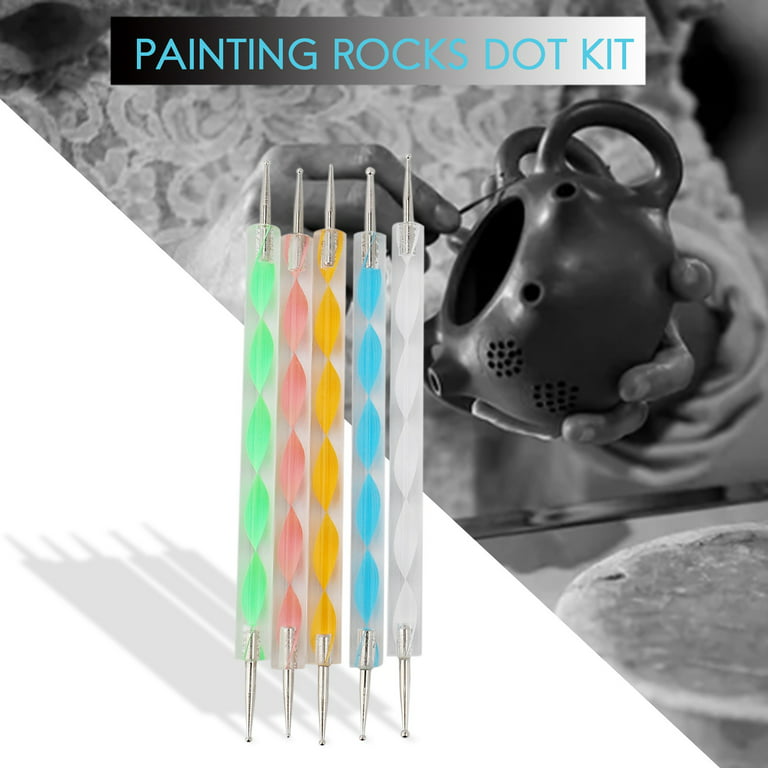 Mandala Dotting Tools Set For Painting Rocks Painting Rocks Dot Kit Rock  Stone Painting Pen Polka Dot Tool Template Cosmetic