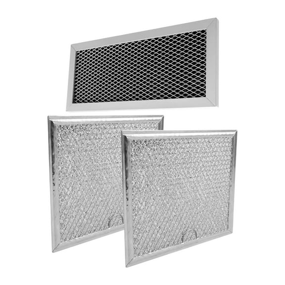 Baoblaze Microwave Replacement Filter Kitchen Appliance Accessory Easy to Install Prevents Odors Microwave Vent Filter for ME19R7041FS