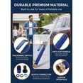 thumbnail image 3 of Melvexa Upgraded Hydro Jet Nozzle Power Washer for Garden Hose High Pressure Attachment Wand Water Hose Watering Car Gutter Wash Spray Powerful Cleaning Tool Patio Accessories Quick Connector Kit, 3 of 7