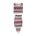 thumbnail image 2 of Pyjamas de Noël Assortis pour la Famille, Pyjamas de Noël pour Hommes, Pantalons Décontractés d'Automne et d'Hiver à Manches Longues avec Col Rond, Ensemble de Pyjama de Noël Imprimé, Taille : L, 2 of 7