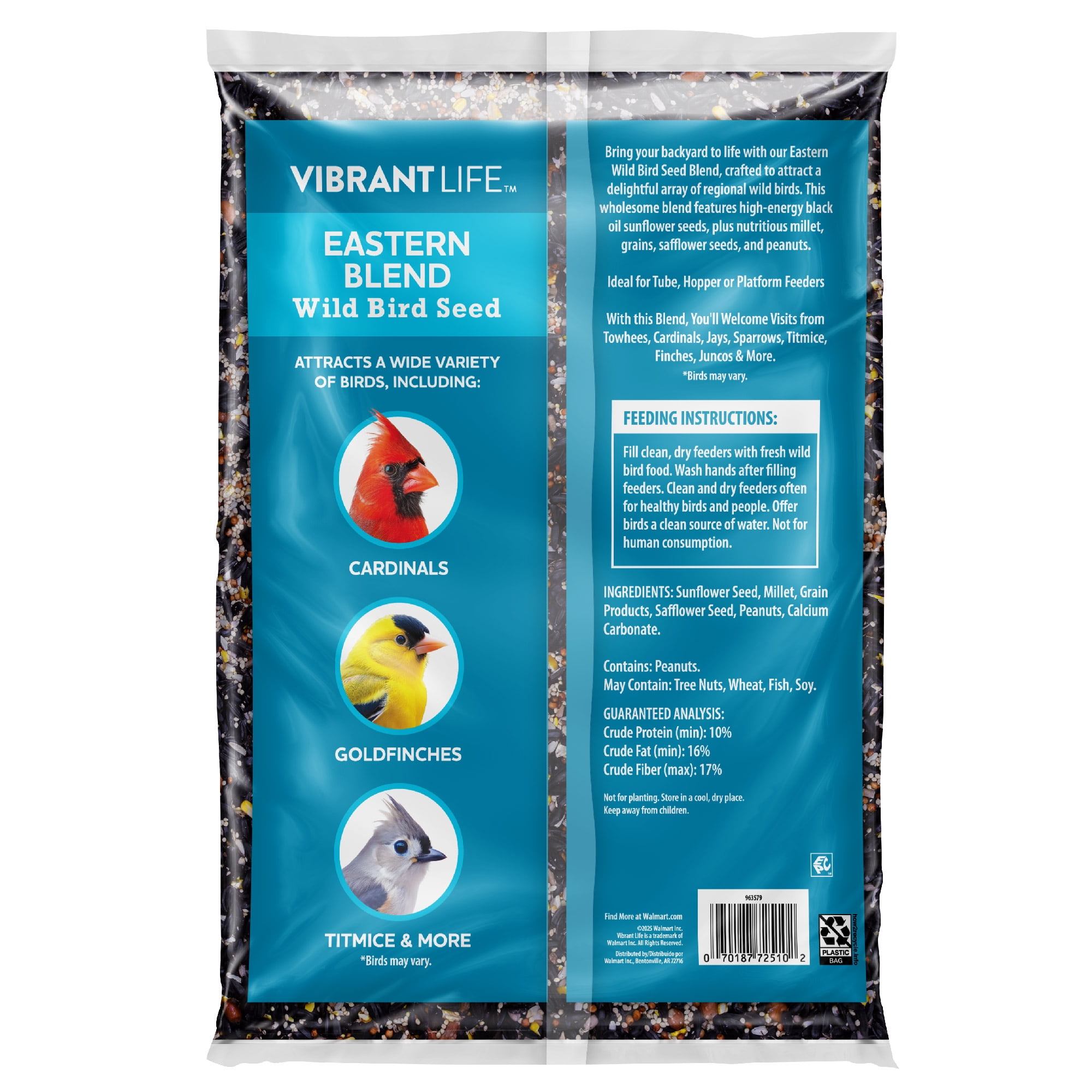 Vibrant Life 5 lb Eastern Blend Wild Bird Seed Bag
