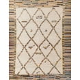 thumbnail image 1 of Ahgly Company Indoor Rectangle Abstract Dark Almond Brown Solid Area Rugs, 5' x 7', 1 of 6
