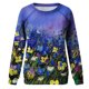 thumbnail image 4 of Pntutb, camiseta de manga larga holgada con cuello redondo y estampado de flores informal a la moda de verano para mujer, blusa, jersey Pntutb Pntutb-1907, 4 of 5