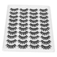 thumbnail image 2 of Pestañas postizas, 20 pares de pestañas postizas suaves profesionales, pestañas postizas largas, materiales ecológicos, 2 of 8