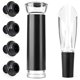 thumbnail image 1 of Bomba de ahorro de vino con 4 tapones para botellas de vino al vacío Afortunado Sencillez, 1 of 5