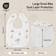 thumbnail image 4 of Baberos para bebé GLLQUEN BABY, paquete de 8, algodón muselina ajustable, 4 of 7