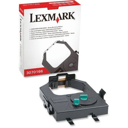 - Lexmark, LEX3070166, 3070166 Re-inking Printer Ribbon, 1 / Each