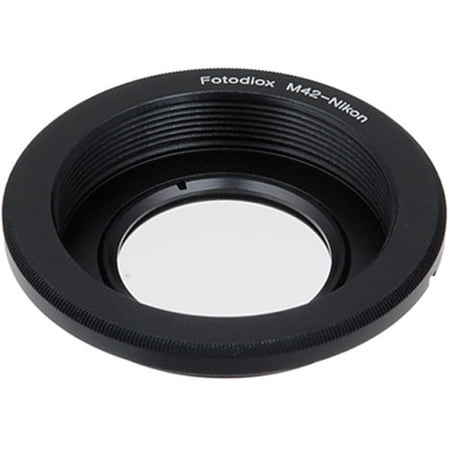 Fotodiox Pro Mount Adapter with 1.4x Multi-Coated Focus Correction Lens for M42 Lens to Nikon F Mount Camera
